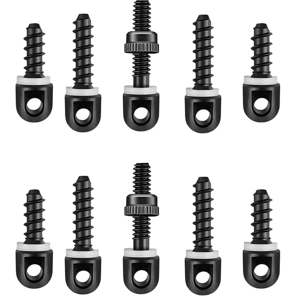 Sling Swivel Studs Set, Wood Bolt Screw Studs Crossbow Sling Screw